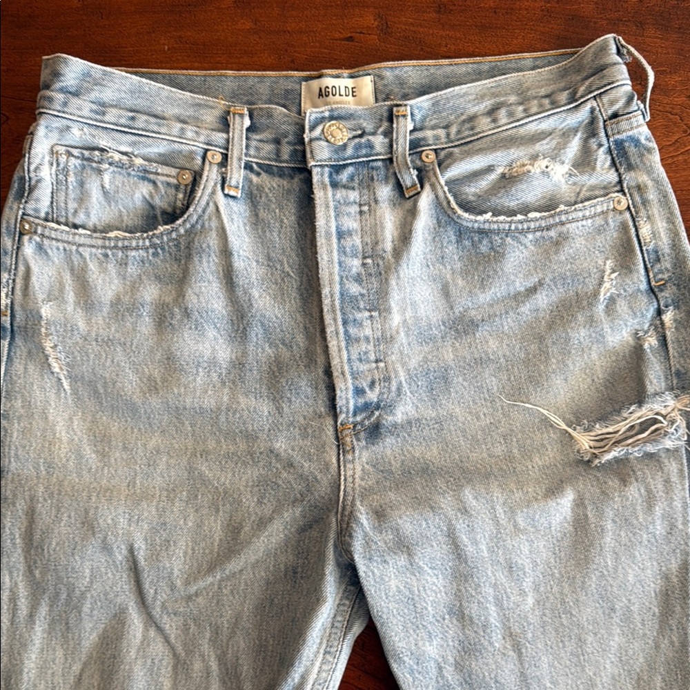 Agolde Blue Relaxed Vintage Jeans